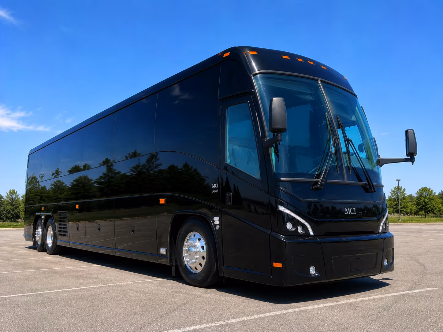 airport transfer buses for military and government groups flying into harry reid international