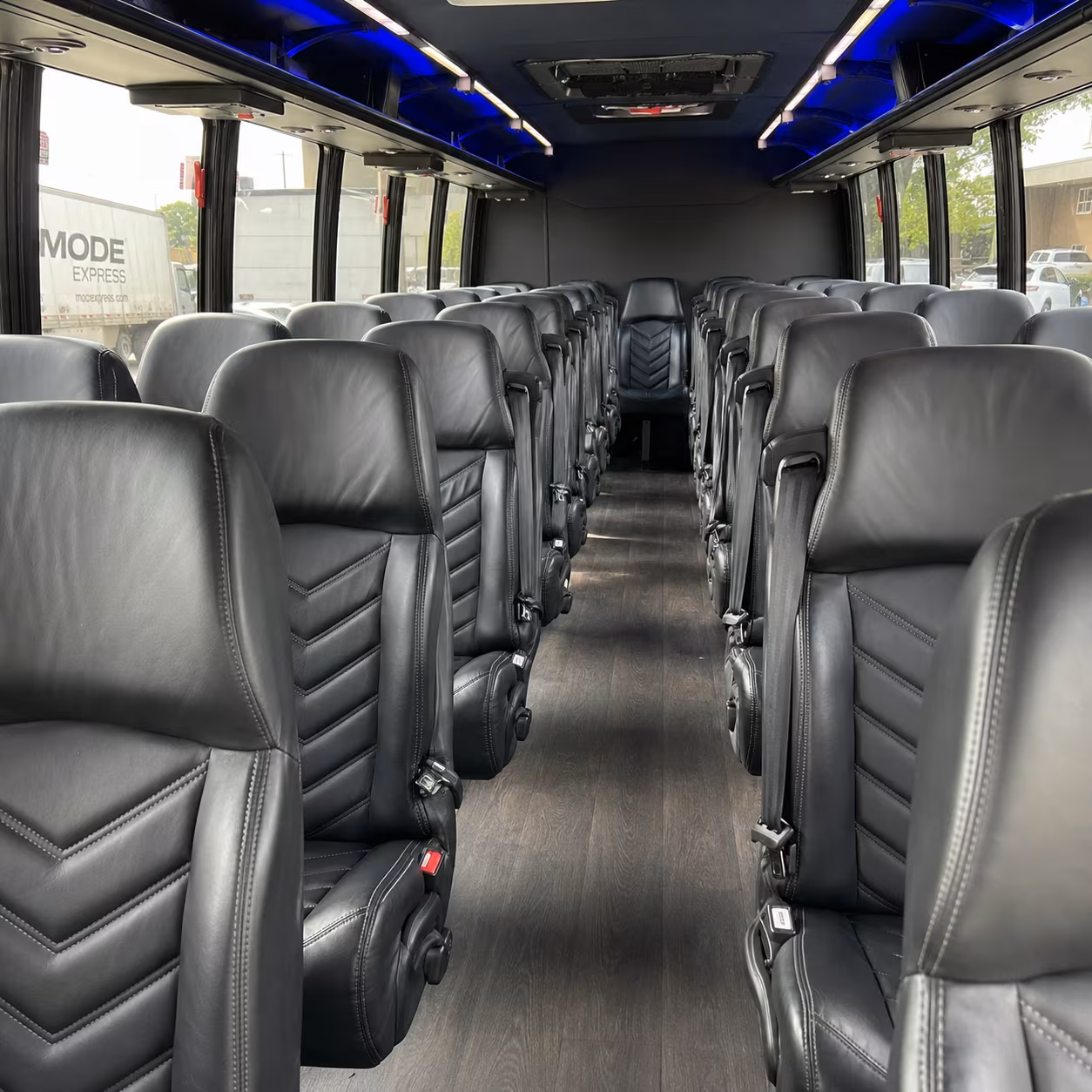 north las vegas 25 passenger minibus interior