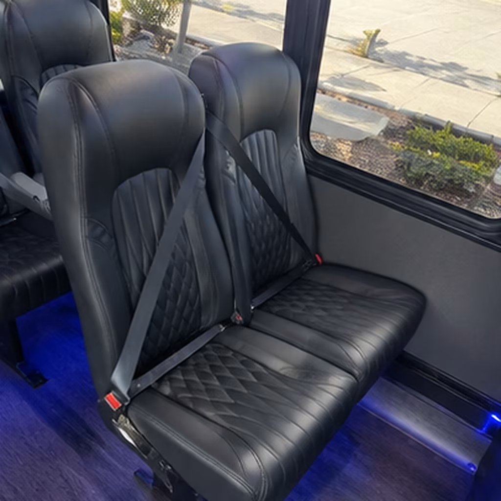 north las vegas 30 passenger minibus inside