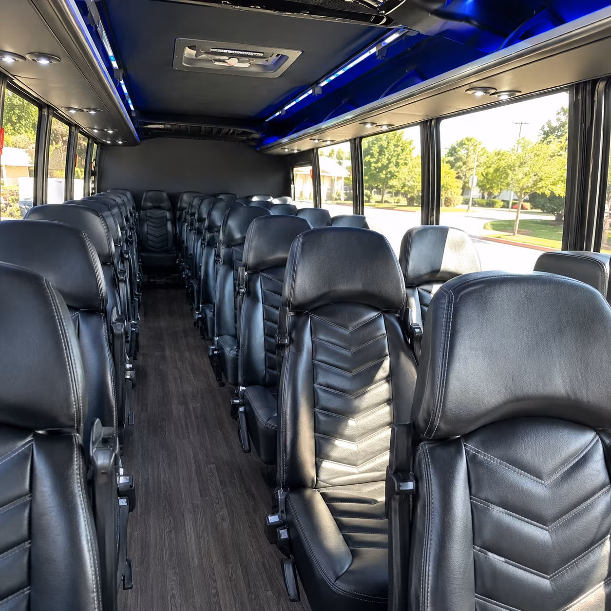 north las vegas 35 passenger minibus inside
