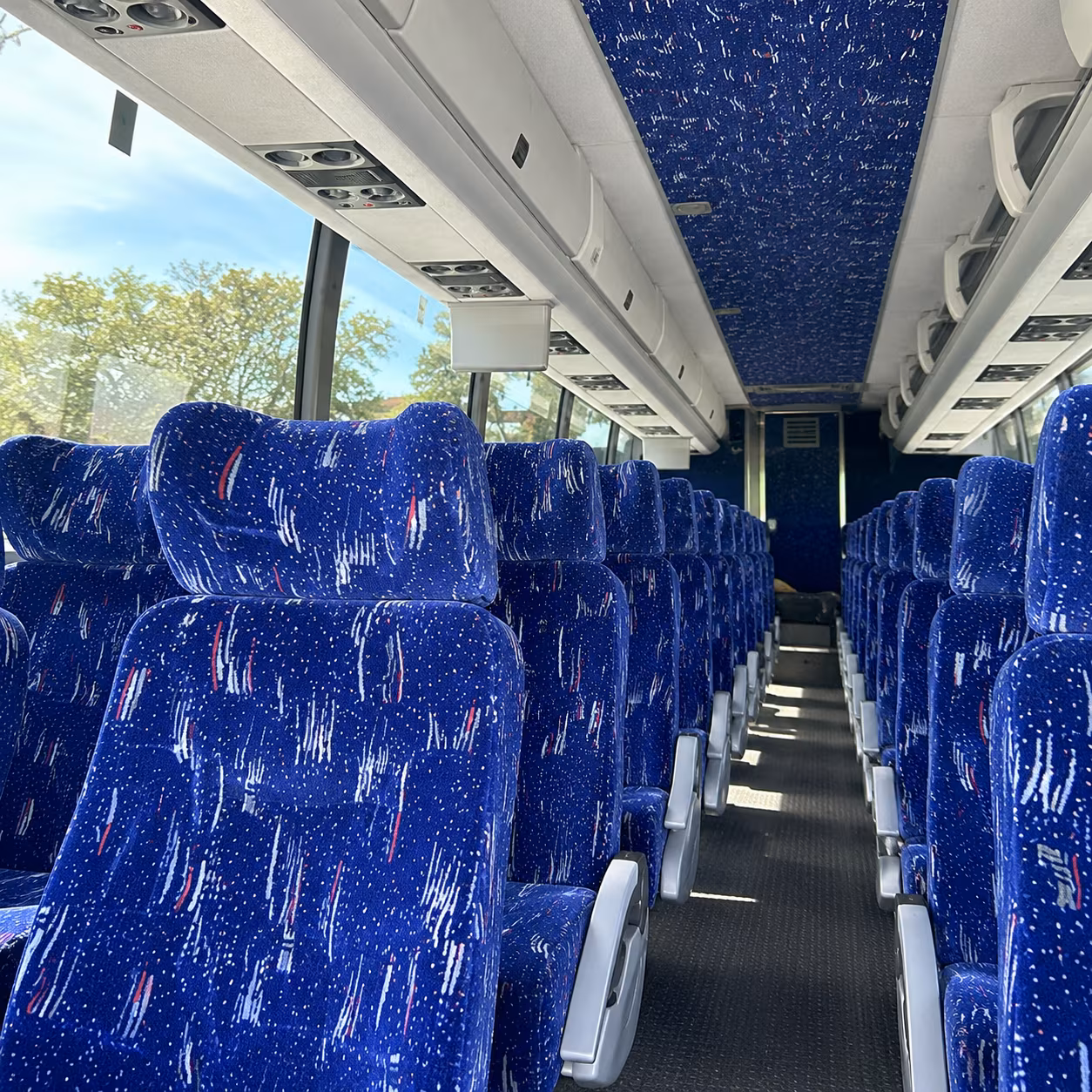 north las vegas 56 passenger charter bus inside