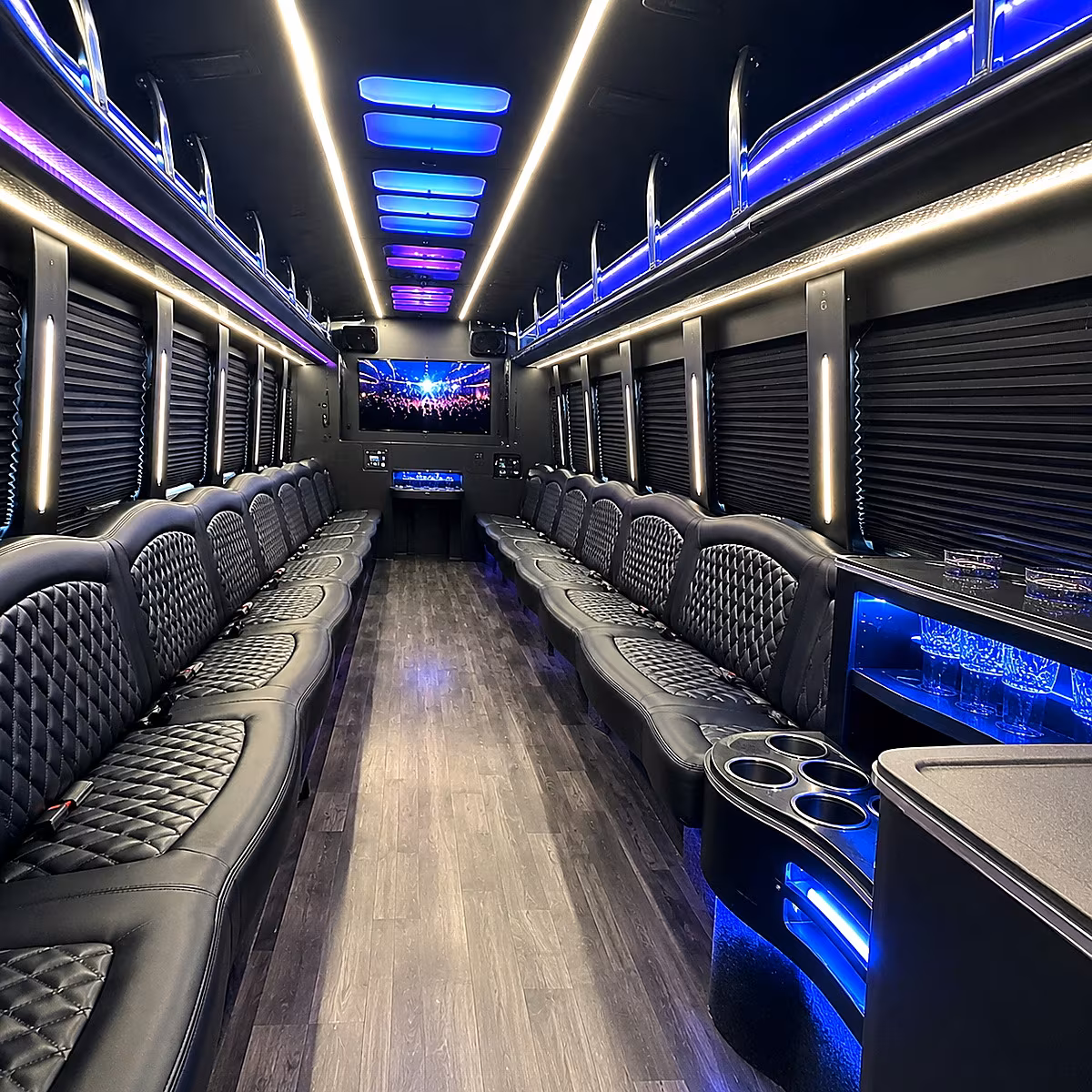 north las vegas corporate event party bus transportation