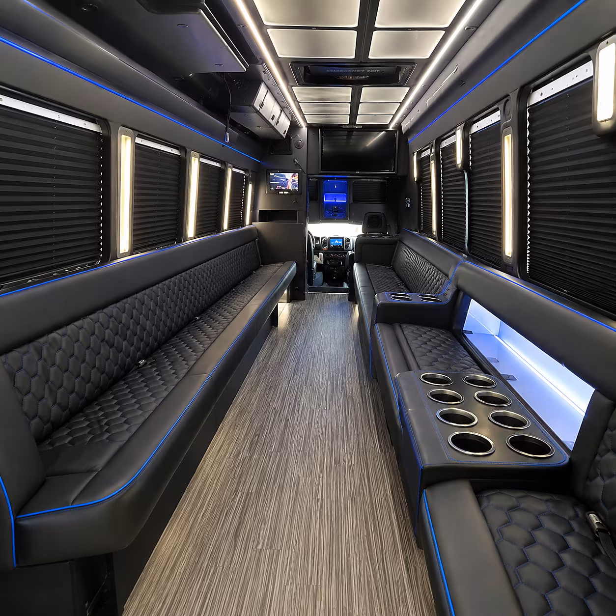 north las vegas party bus rentals inside
