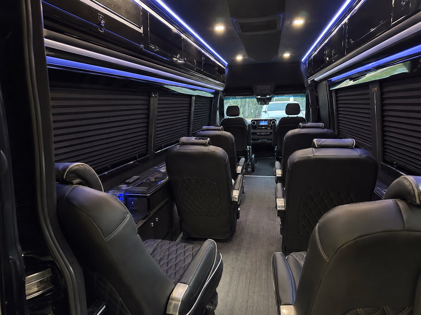 north las vegas sprinter van with driver inside
